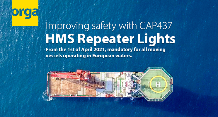 Improving safety with CAP437 HMS Repeater Lights | Orga